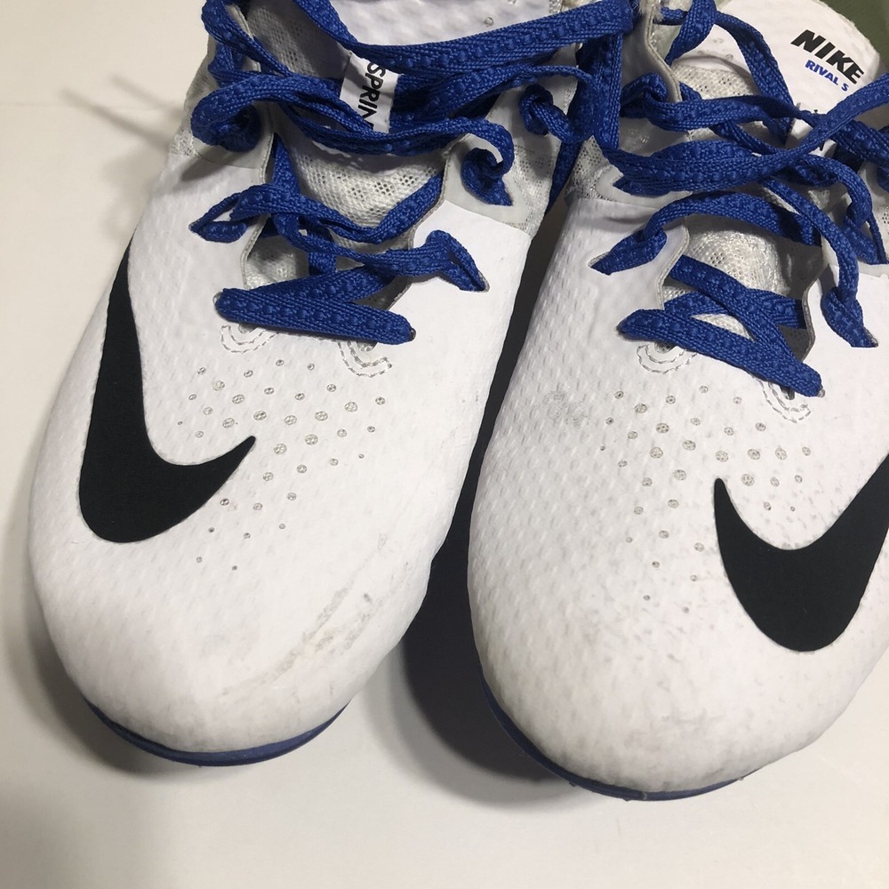 Nike Rival S Racing Sprint Hard Cleats Key Included Size 9 White - Picture 2 of 12